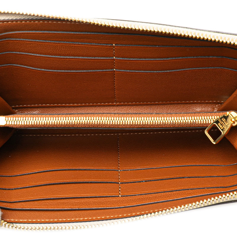 ルイ ヴィトン パルナセア ポルトフォイユイエナ ラウンドファスナー 長財布 M58265 ブラウン レザー レディース LOUIS VUITTON 【中古】