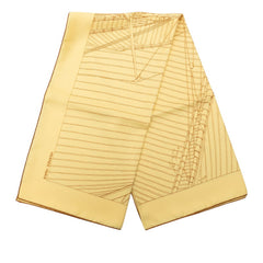 エルメス カレ90 Vent Portant 追い風 スカーフ イエロー シルク レディース HERMES 【中古】