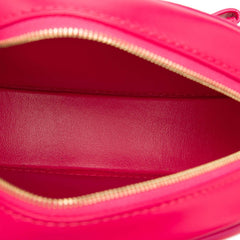 セリーヌ トリオンフ Oval Purse オーバルパース ショルダーバッグ ピンク レザー レディース CELINE 中古
