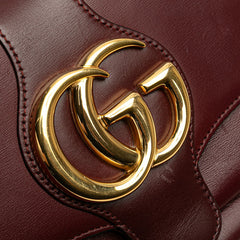 グッチ GGマーモント アリー ショルダーバッグ 550129 ワインレッド ボルドー レザー レディース GUCCI 【中古】