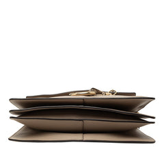 クロエ フェイ ショルダーバッグ ベージュ スウェード レザー レディース Chloe 【中古】