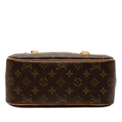 ルイ ヴィトン モノグラム シテMM ハンドバッグ ショルダーバッグ M51182 ブラウン PVC レザー レディース LOUIS VUITTON 【中古】