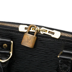 ルイ ヴィトン エピ アルマPM ハンドバッグ M40302 ノワール ブラック レザー レディース LOUIS VUITTON 【中古】