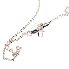 ディオール I LOVE DIOR ハートアロー チェーン ペンダント ネックレス シルバー メタル レディース Dior 【中古】