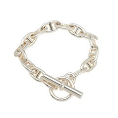 エルメス シェーヌダンクルGM 15コマ ブレスレット SV925 シルバー メンズ HERMES 【中古】