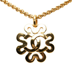 シャネル ココマーク ヴィンテージ ネックレス ゴールド メッキ レディース CHANEL 中古