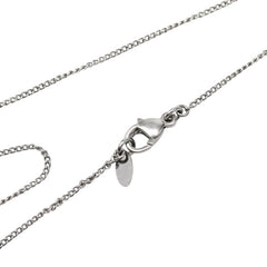 シャネル チェーン ペンダント ネックレス 08A刻印 シルバー メタル フェイクパール ラインストーン レディース CHANEL 【中古】