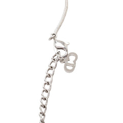 ディオール ヴィンテージ ロゴプレート ネックレス ペンダント シルバー メタル レディース Dior 【中古】