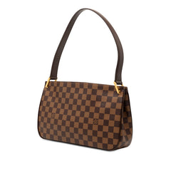 ルイ ヴィトン ダミエ オーバーニュ ショルダーバッグ N51129 ブラウン PVC レザー レディース LOUIS VUITTON 【中古】