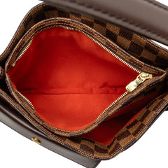 ルイ ヴィトン ダミエ オーバーニュ ショルダーバッグ N51129 ブラウン PVC レザー レディース LOUIS VUITTON 【中古】