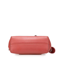 フェンディ ミニ バイザウェイ スタッズ ハンドバッグ ショルダーバッグ 2WAY 8BL135 ブラウン レザー レディース FENDI 【中古】