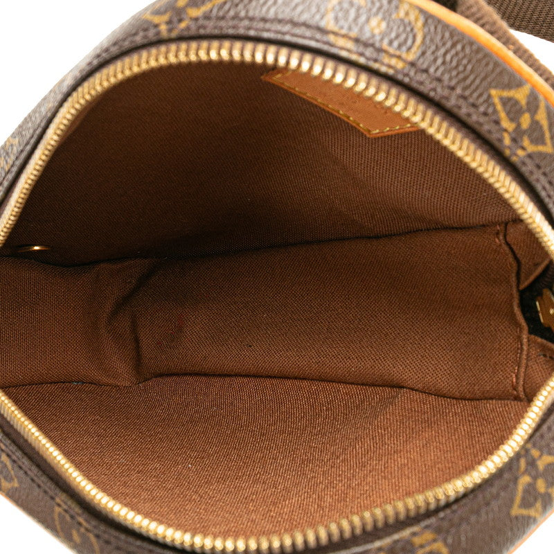 ルイ ヴィトン モノグラム ポシェットガンジュ ボディバッグ ウエストバッグ M51870 ブラウン PVC レザー メンズ LOUIS VUITTON 【中古】