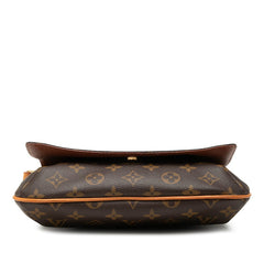 ルイ ヴィトン モノグラム ミュゼット タンゴ ショート ショルダーバッグ M51257 ブラウン PVC レザー レディース LOUIS VUITTON 【中古】