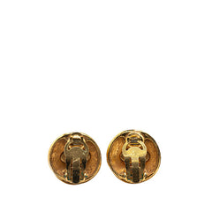 シャネル ヴィンテージ ココマーク ラウンド イヤリング ゴールド メッキ レディース CHANEL 【中古】