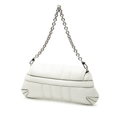 グッチ ホースビット ショルダーバッグ ハンドバッグ 764255 ホワイト レザー レディース GUCCI 【中古】