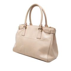 サルヴァトーレフェラガモ ガンチーニ ハンドバッグ ショルダーバッグ 2WAY ピンク レザー レディース Salvatore Ferragamo 【中古】