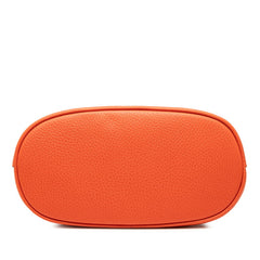 グッチ インターロッキングG ハンドバッグ ショルダーバッグ 2WAY 449661 オレンジ レザー レディース GUCCI 【中古】