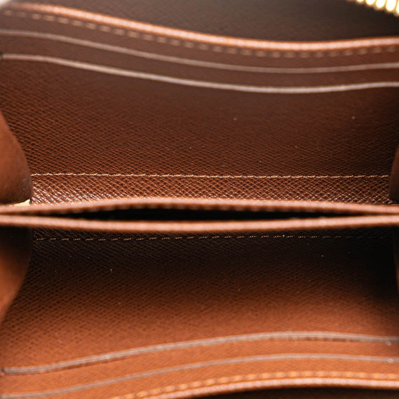 ルイ ヴィトン モノグラム ジッピー コイン パース コインケース 小銭入れ M60067 ブラウン PVC レザー レディース LOUIS VUITTON 【中古】