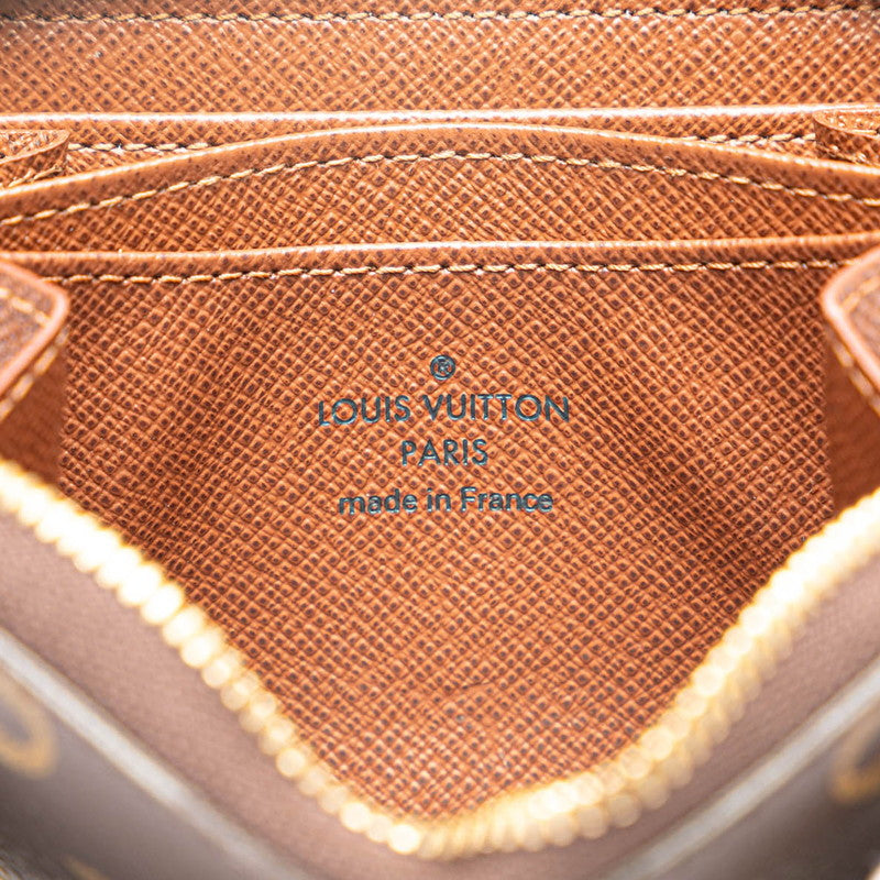 ルイ ヴィトン モノグラム ジッピー コイン パース コインケース 小銭入れ M60067 ブラウン PVC レザー レディース LOUIS VUITTON 【中古】