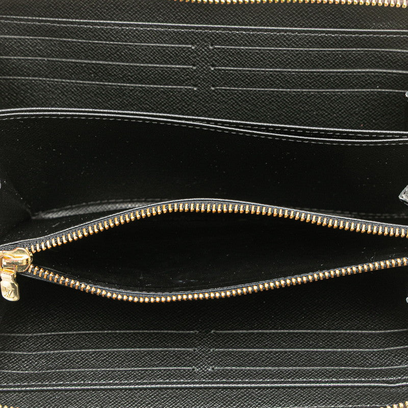 ルイ ヴィトン モノグラム ジャイアント リバース 長財布 ラウンドファスナー M69353 ブラウン PVC レザー レディース LOUIS VUITTON 【中古】