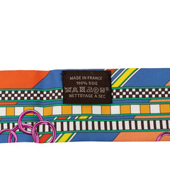 エルメス ツイリー Brides et Gris Gris 馬勒とチャーム スカーフ マルチカラー シルク レディース HERMES 【中古】