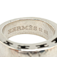 エルメス リング 指輪 #52 SV925 シルバー レディース HERMES 【中古】
