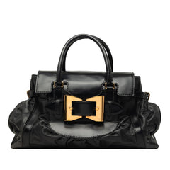 グッチ ハンドバッグ ボストンバッグ 189881 ブラック レザー レディース GUCCI 中古