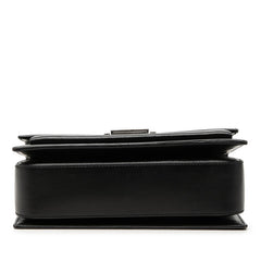 サンローラン ベルシャス ミディアム ハンドバッグ ショルダーバッグ 2WAY 482051 ブラック レザー レディース SAINT LAURENT 【中古】