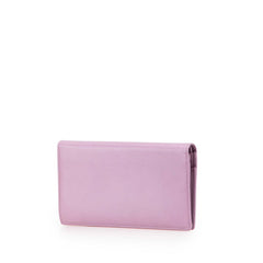 シャネル ココボタン 長財布 パープル レザー レディース CHANEL 【中古】