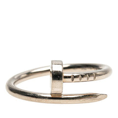カルティエ ジュスト アンクル リング 指輪 #47 K18WG ホワイトゴールド レディース CARTIER 【中古】