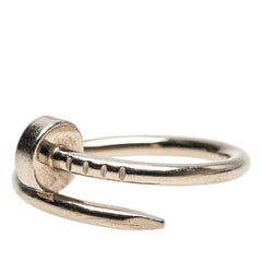 カルティエ ジュスト アンクル リング 指輪 #47 K18WG ホワイトゴールド レディース CARTIER 【中古】