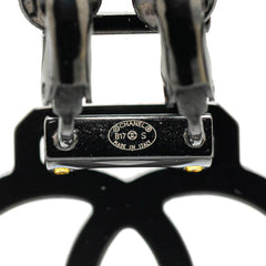 シャネル ココマーク ラインストーン 片耳 イヤリング ブラック イエロー メタル レディース CHANEL 【中古】