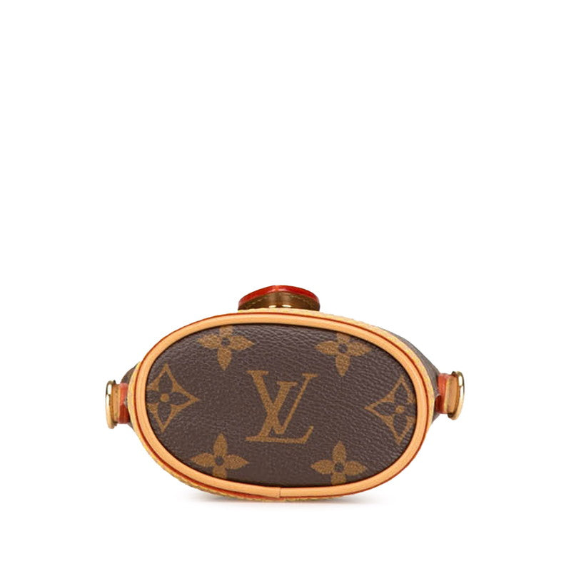 ルイ ヴィトン モノグラム フォールド ミー ポーチ ショルダーバッグ M80874 ブラウン PVC レザー レディース LOUIS VUITTON 【中古】
