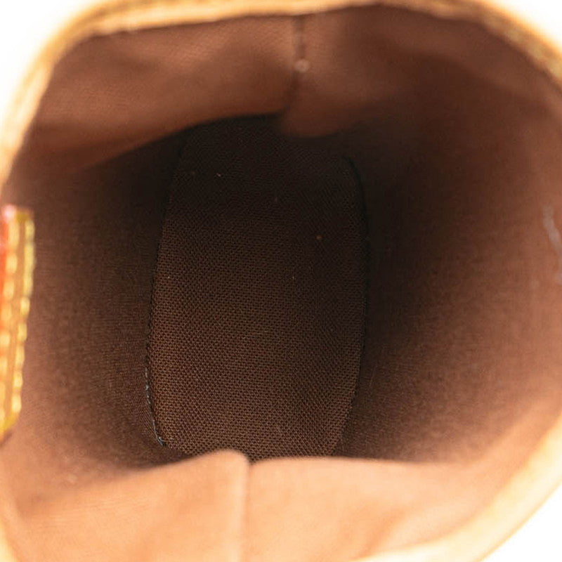 ルイ ヴィトン モノグラム フォールド ミー ポーチ ショルダーバッグ M80874 ブラウン PVC レザー レディース LOUIS VUITTON 【中古】
