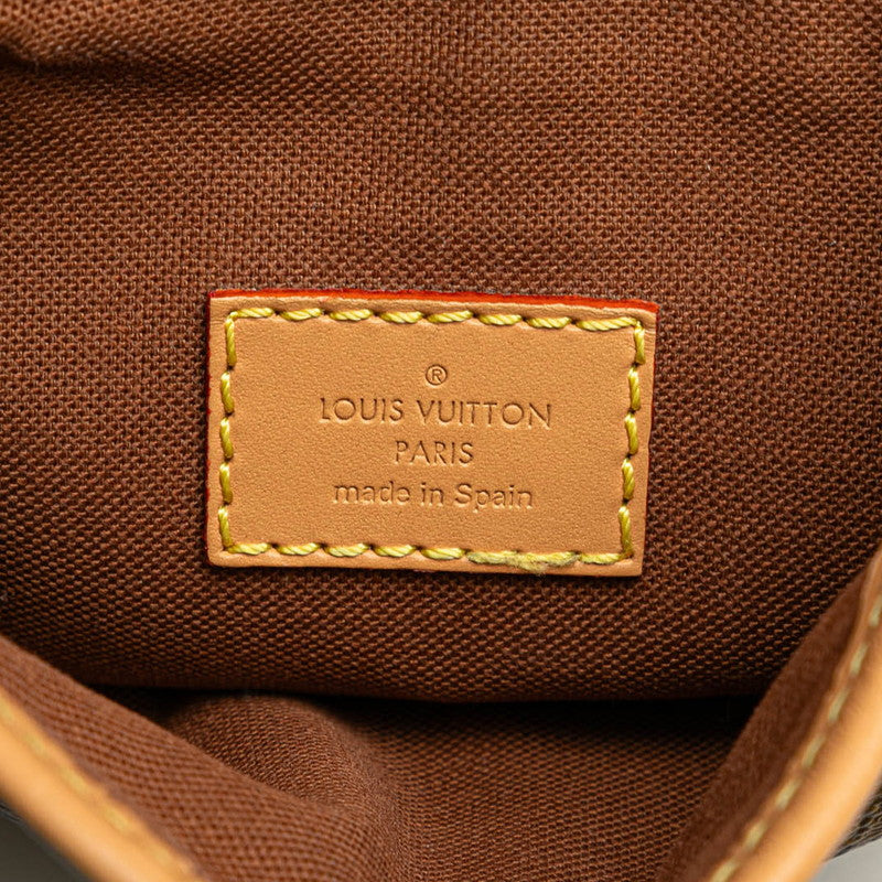 ルイ ヴィトン モノグラム フォールド ミー ポーチ ショルダーバッグ M80874 ブラウン PVC レザー レディース LOUIS VUITTON 【中古】