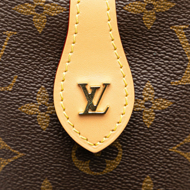 ルイ ヴィトン モノグラム フォールド ミー ポーチ ショルダーバッグ M80874 ブラウン PVC レザー レディース LOUIS VUITTON 【中古】