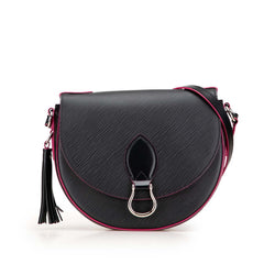 ルイ ヴィトン エピ サンクルー ショルダーバッグ M54156 ノワール ピンク レザー レディース LOUIS VUITTON 【中古】