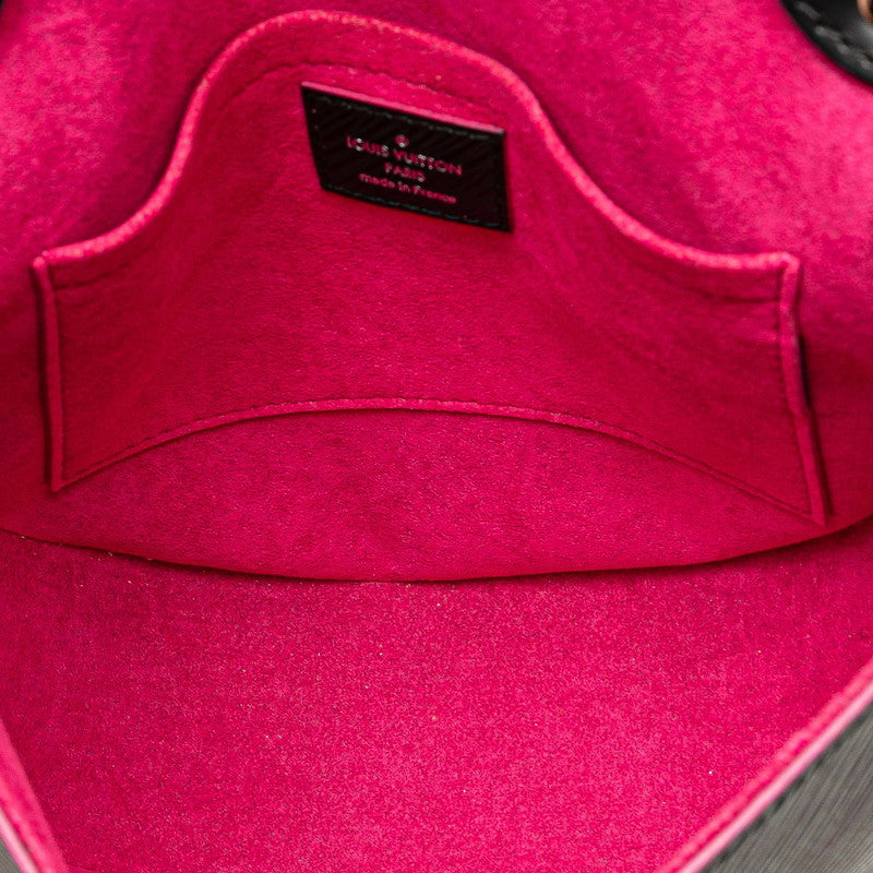 ルイ ヴィトン エピ サンクルー ショルダーバッグ M54156 ノワール ピンク レザー レディース LOUIS VUITTON 【中古】