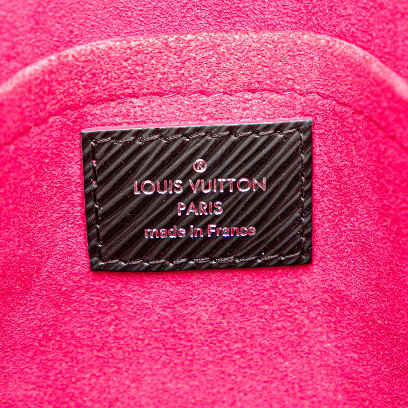 ルイ ヴィトン エピ サンクルー ショルダーバッグ M54156 ノワール ピンク レザー レディース LOUIS VUITTON 【中古】