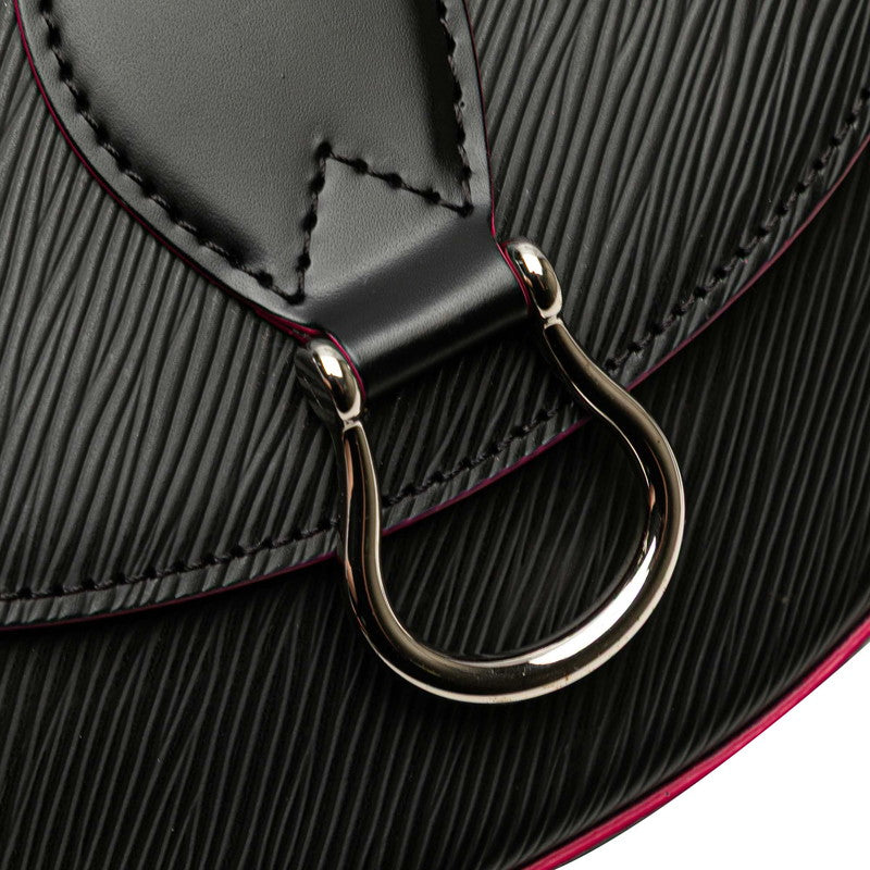 ルイ ヴィトン エピ サンクルー ショルダーバッグ M54156 ノワール ピンク レザー レディース LOUIS VUITTON 【中古】