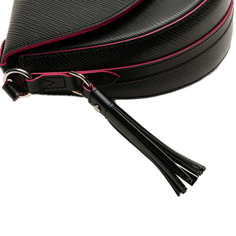 ルイ ヴィトン エピ サンクルー ショルダーバッグ M54156 ノワール ピンク レザー レディース LOUIS VUITTON 【中古】