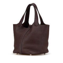 エルメス ピコタンロックPM ハンドバッグ ハバナ ブラウン トリヨンクレマンス レディース HERMES 【中古】
