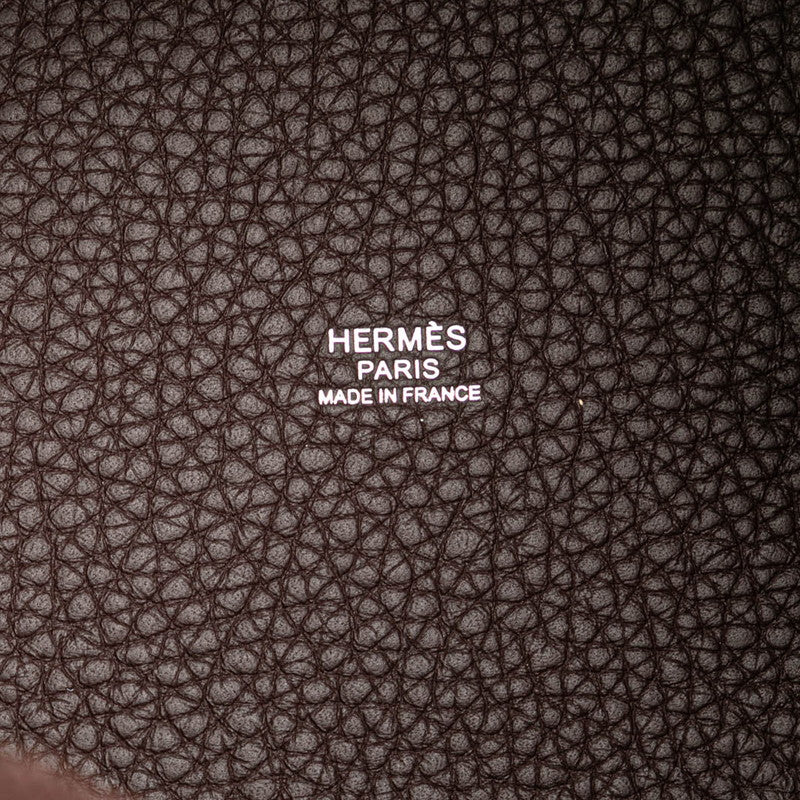 エルメス ピコタンロックPM ハンドバッグ ハバナ ブラウン トリヨンクレマンス レディース HERMES 【中古】