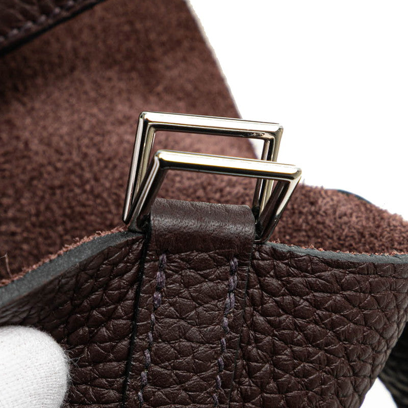 エルメス ピコタンロックPM ハンドバッグ ハバナ ブラウン トリヨンクレマンス レディース HERMES 【中古】