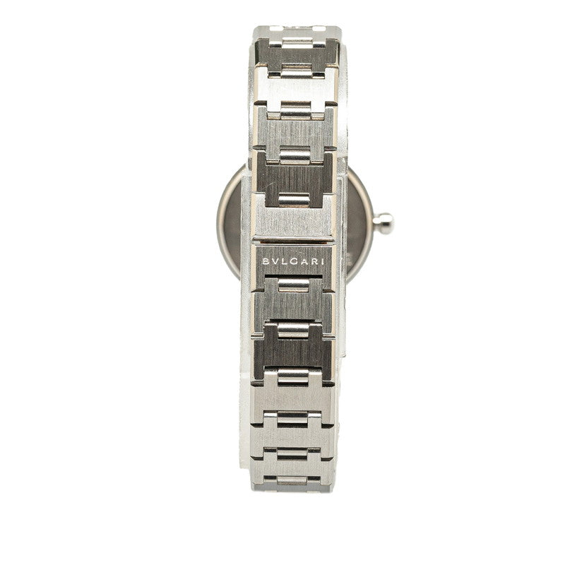 ブルガリ ブルガリブルガリ 腕時計 BB23SS クオーツ ブラック文字盤 ステンレススチール レディース BVLGARI 【中古】