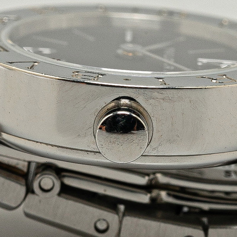 ブルガリ ブルガリブルガリ 腕時計 BB23SS クオーツ ブラック文字盤 ステンレススチール レディース BVLGARI 【中古】