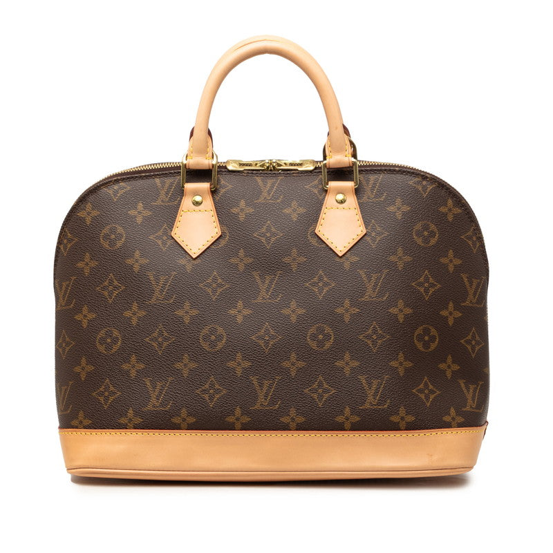 ルイ ヴィトン モノグラム アルマPM ハンドバッグ M51130 ブラウン PVC レザー レディース LOUIS VUITTON 【中古】