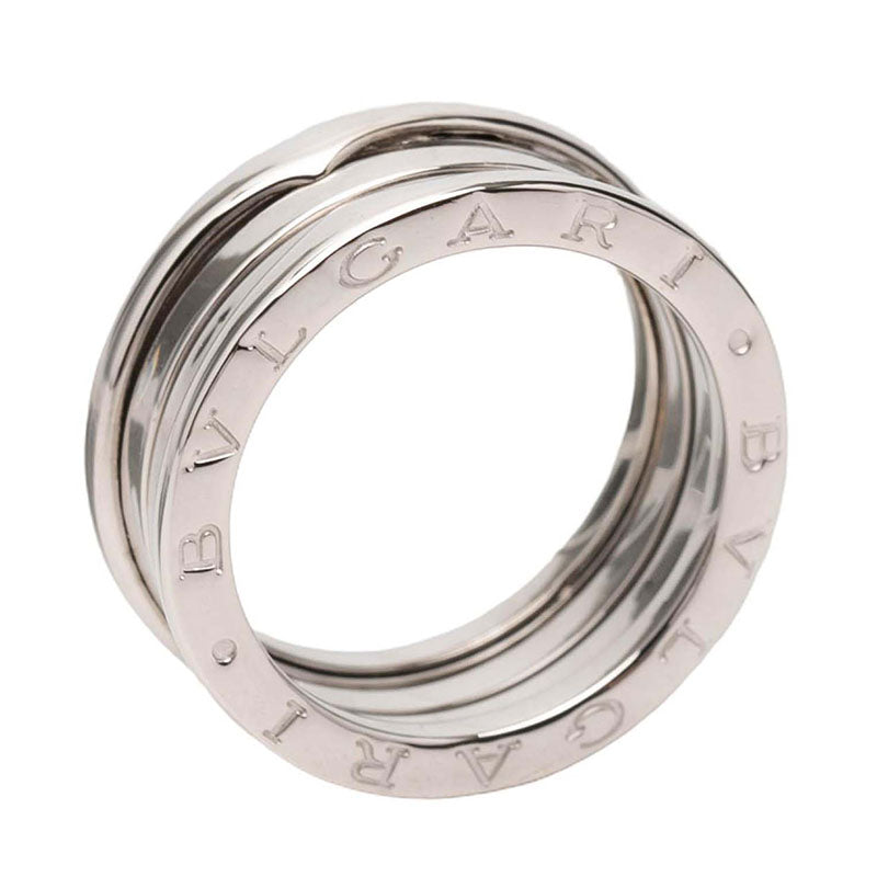 ブルガリ B-zero1 ビーゼロワン 2バンド リング 指輪 #57 K18WG ホワイトゴールド レディース BVLGARI 【中古】