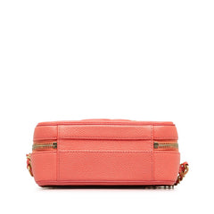 シャネル マトラッセ ココマーク CCフィグリー ハンドバッグ ショルダーバッグ 2WAY ピンク キャビアスキン レディース CHANEL 中古
