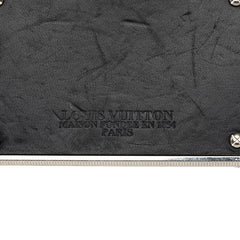 ルイ ヴィトン ポルトカルト グルーヴ 名刺入れ カードケース M66707 シルバー ブラック メタル レザー メンズ LOUIS VUITTON 中古